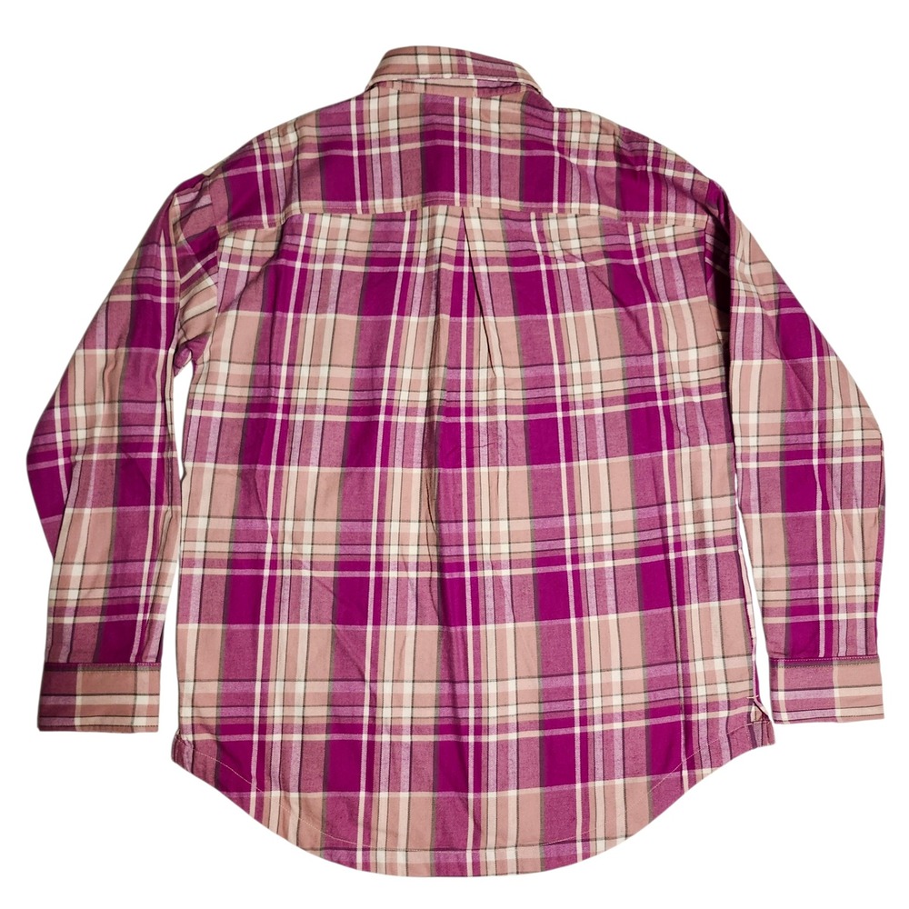 NWT The North Face Junction Woven Shirt Deep Mulberry Plaid Flannel Women's Med - Picture 3 of 5